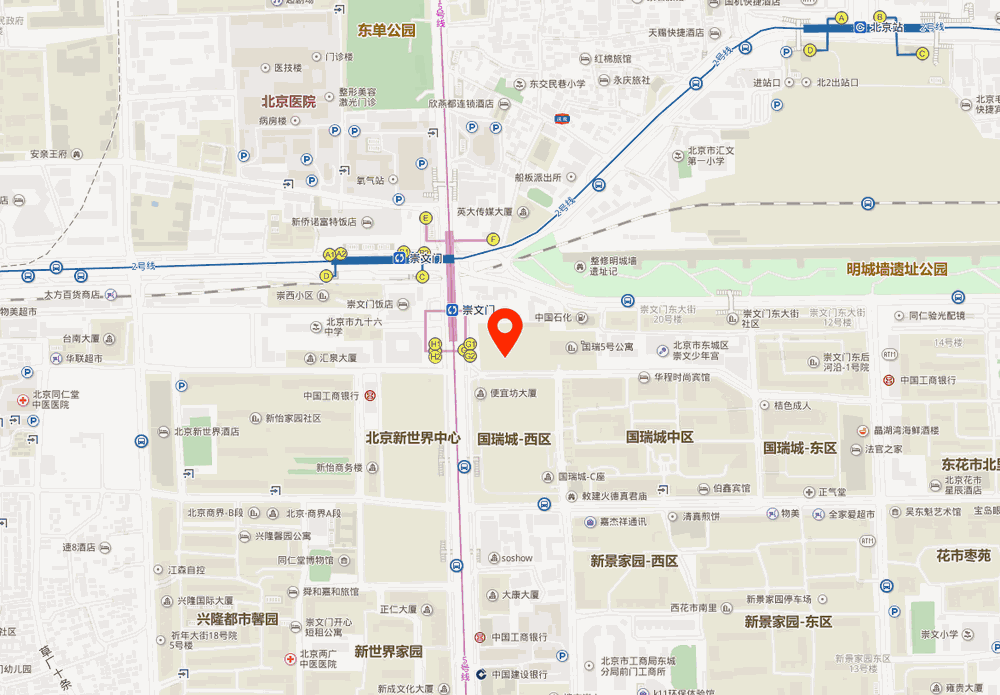 哈德门广场位置地图